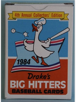Tarjetas de béisbol 1984 Topps Drake's Big Hitters 33 cartas ¡¡Juego de fábrica muchos hofers!!! Foto 1 de 3