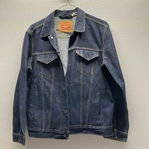 Levi's Denim Trucker Jacket Type 3 Indigo Blue Jean Red Tab Men's Size L 72334 - Imagen 1 de 9
