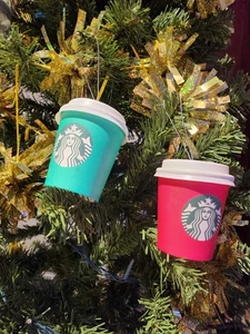 STARBUCKS Adornos de Navidad para Árbol de Navidad Total 6 Tazas de Papel - Imagen 1 de 7