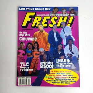 Ginuwine TLC Puffy FRESH Magazine Dec 1999 Imajin Destiny's Child Hip Hop R&B - Foto 1 di 8