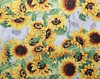 David  Textiles - Fields Of Sunflowers 🌻🌻 Quilting and Crafting Fabric - Image 1 of 3