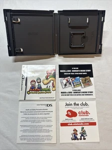 Mario & Luigi Browers Inside Story Nintendo DS Estuche Manual Insertos Solo SIN JUEGO - Imagen 1 de 3