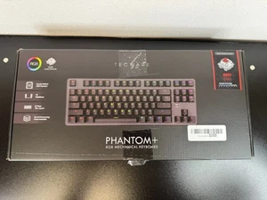 TECWARE Phantom+ Elite 87 Key RBG Mechanical Gaming Keyboard LED Backlit - Picture 1 of 6