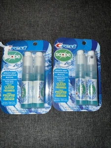 Niebla de respiración Crest con mira telescópica menta de larga duración 0,24 oz cada 4 botellas en total - Imagen 1 de 3