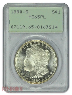 1880-S $1 Morgan Dollar PCGS MS 65 PL - Image 1 of 3