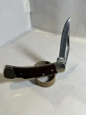 Navaja de Bolsillo Plegable Vintage Schrade EE. UU. Tío Henry LB5 Lockback USADA BUENA C Foto 1 de 3