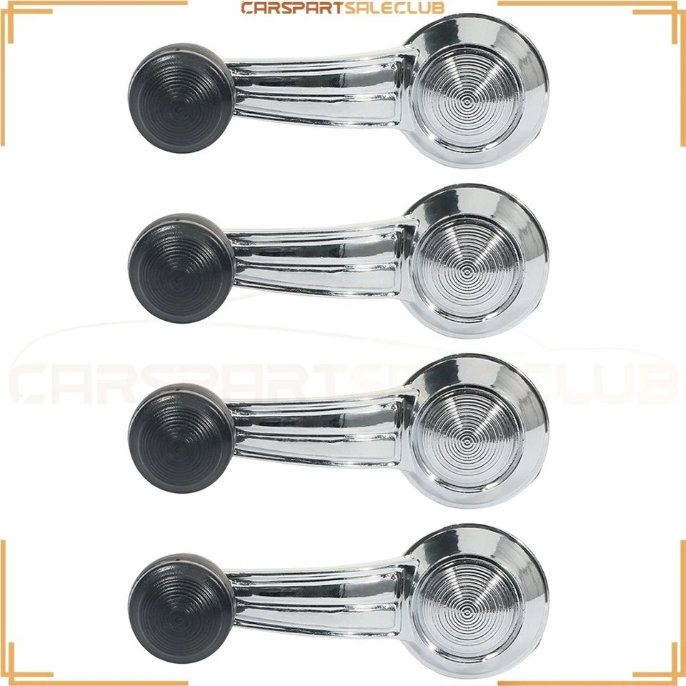 For 1968-90 Cadillac Fleetwood 4.5L V8 Interior LH RH 4X Window Crank Handles - Image 1 of 4