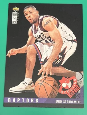 1995-96 Upper Deck Collector's Choice Damon Stoudamire #346 Rookie RC - Image 1 of 2