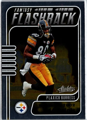 Plaxico Burress 2020 Panini Absolute Fantasy Flashback #FF-PB Steelers - Image 1 of 2