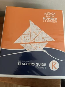 Number Corner Grade K Second Edition Teachers Guide Volumes 1-3 Math Learning - Picture 1 of 6