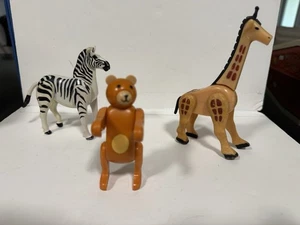 Vinatage Fisher Price Replacement Zoo/Safari Animals - Lot Of 3 - Picture 1 of 5