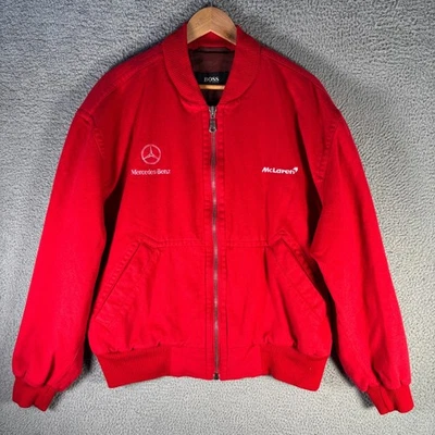 Chaqueta Hugo Boss Mercedes Benz McLaren F1 Hombre’s 52 L Cashmere Bomber Foto 1 de 4