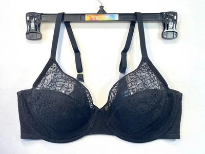 NWOT Natori Women's 38D Pretty Smooth Seamless Underwire Bra 734318 Black - Image 1 of 4