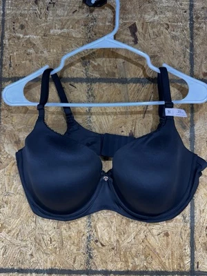 Sujetador liso negro ligeramente forrado talla 38DD Victorias Secret para mujer nuevo con etiquetas Foto 1 de 4
