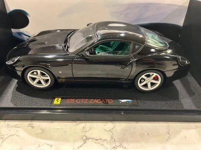 RARO - Hot Wheels Elite Ferrari 575 GTZ Zagato - L2983 Zagato Negro/Verde Foto 1 de 4