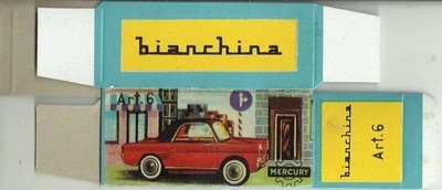 0042h. MERCURY 1/48 Scatola replica Mercury/Replica box AUTOBIANCHI BIANCHINA - Immagine 1 di 2