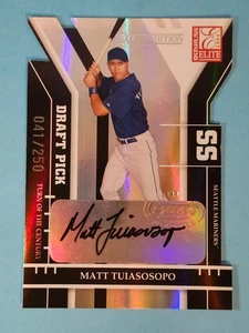 2004 Donruss Elite Extra Edition Turn Of Century AUTO Matt Tuiasosopo /250 ⚾ - Picture 1 of 5