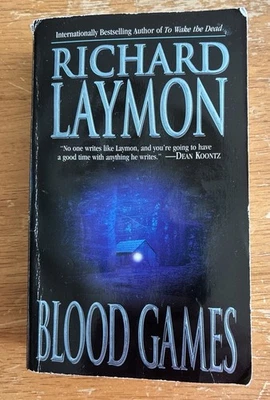 Blood Games by Richard Laymon 2003 Paperback Book, Author’s Restored Version - Image 1 of 4