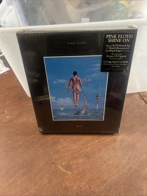 PINK FLOYD SHINE ON 8 CD BOX SET 112 PAGE HARD COVER BOOK BONUS CD DIGIPAK &MORE - Image 1 of 4