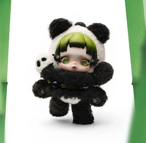 POP MART Skullpanda Lazy Panda Plush Doll Pendant Trend Art Cute Toys Gift New - Picture 1 of 6