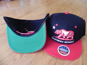 CALIFORNIA REPUBLIC CALI CALI-LIFE VINTAGE SNAPBACK RETRO HAT CAP MANY COLORS! - Picture 1 of 11