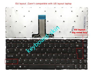 New for IBM Lenovo Ideapad Y40,Y40-70AT-ISE,Y40-80-IFI Y40-80 laptop Keyboard UK - Image 1 of 4