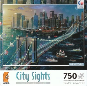 City Sights New York 750 Piece Puzzle - Alexander Chen - Picture 1 of 1