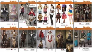 Simplicity Costume Sewing Pattern Steampunk Cosplay You Pick - Picture 1 of 20