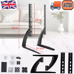 Universal TV Stand Leg Base Table Top Pedestal Mount Bracket 14"-43" LCD LED - Picture 1 of 4