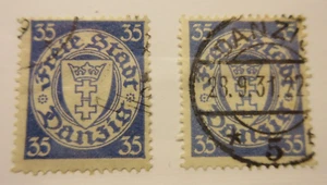 Danzig Scott 183, 183a, gebraucht, Cat 7 $ - Bild 1 von 1