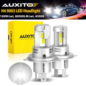 AUXITO H4 LED Headlights Bulb High Low Beam 100W 6500K for Toyota Tacoma 05-15 A - Picture 1 of 22