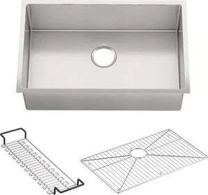 KOHLER K-5409-NA Strive 29-Inch x 18-5/16-Inch Undermount Kitchen Sink*NEW* - Picture 1 of 2