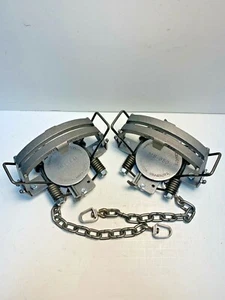 2 MB 650 Cast Offset Jaw 4 Coil Traps (Coyote Bobcat Trapping Supplies Duke) - Picture 1 of 8