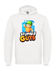 Felpa con Cappuccio gioco STUMBLE GUYS Alta qualità! Per bambina e bambino - Foto 1 di 2