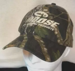 MOOSE ATV Hunting Products Camo Cap Camouflage Snapback Hat Advertising Gear - Picture 1 of 8