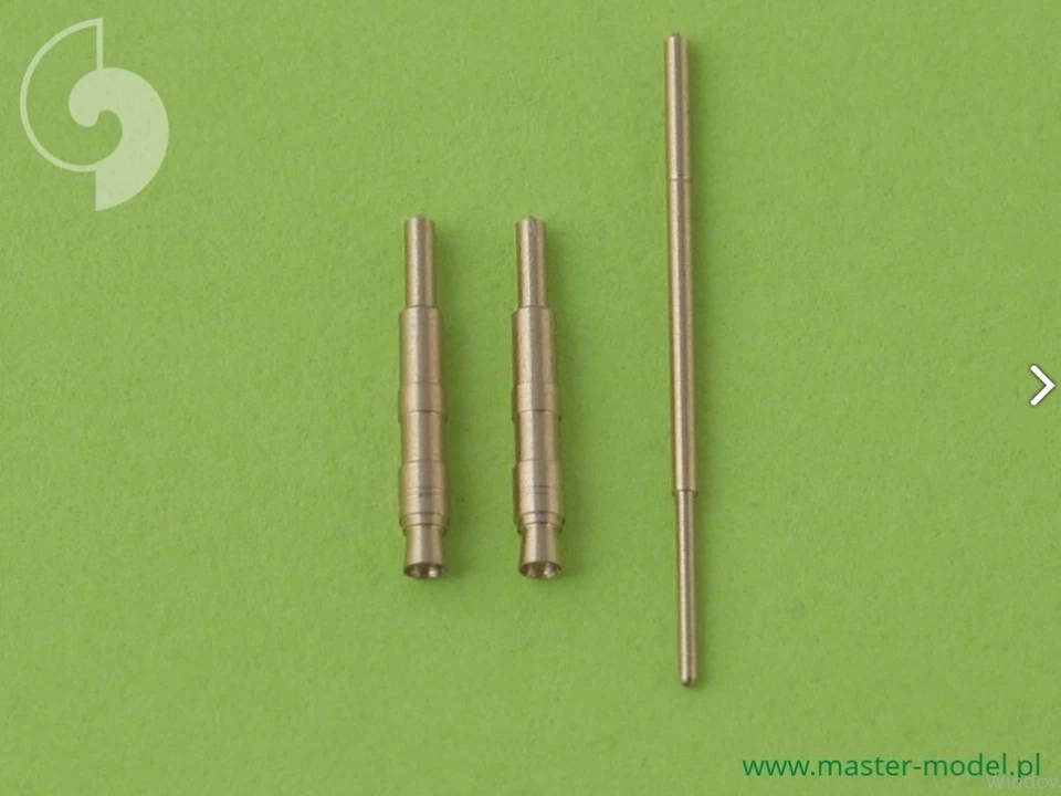 Master 48AM011 Bf 109 G5 - G14, Set Di Armamento K (Punte MG 131) E Tubo Pitot - Immagine 1 di 1