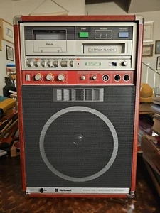 National (Panasonic) RQ-85 Karaoke Maschine Kassette & 8 Spur mit Mikrofon und Kassetten - Bild 1 von 19