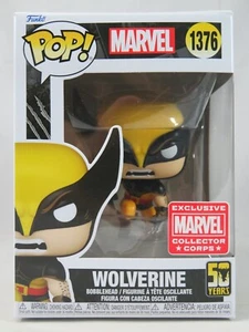 Marvel Funko Pop - Wolverine - X-Men - Collector Corp -No. 1376 - Free Protector - Picture 1 of 17