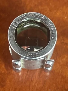 Leica 50mm SBLOO Chrome viewfinder read seee pix used works fine - Picture 1 of 7