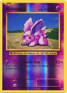 Pokemon TCG XY Evolutions Nidorino 44/108 Reverse Holo Uncommon Card - Near Mint - Picture 1 of 1