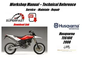 Manuale officina riparazione assistenza Husqvarna TE610IE 2008 - Foto 1 di 9