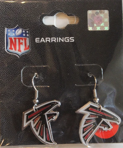 New Atlanta Falcons Dangle Earrings Licensed NFL Sunday Football League Jewelry Cover
