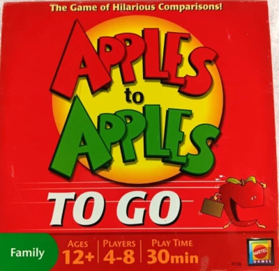 Apples To ApplesTo Go Game Travel Edition Age 12+ 2007 By Mattel Games  - Image 1 of 4