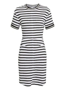 Abito Tshirt Derek Lam 10 Crosby a righe taglia XS - Foto 1 di 9