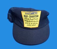 Kentucky's Finest Old charter whiskey mesh trucker hat cap