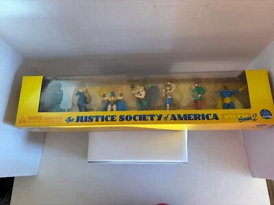 Juego de 7 figuras de acción Justice Society of America JSA #2 DC Direct (Serie 1) Foto 1 de 4