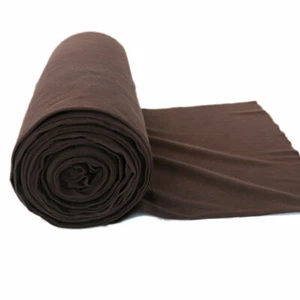 50cm Bündchenstoff Schlauchware Jersey Baumwolle Bekleidung Stoff Meterwar Braun - Bild 1 von 2