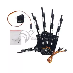 Empuñadura de garra mecánica robot brazo mano izquierda cinco dedos con servos - Imagen 1 de 7