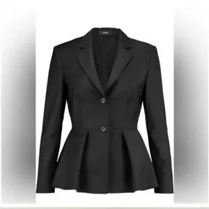 Blazer Theory Black Peplum taglia 6 - Foto 1 di 10