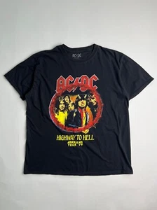 Ac Dc Highway To Hell Vintage T-Shirt Rock Band Large - Imagen 1 de 5